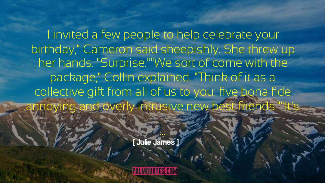 Sweet Surprise quotes by Julie James