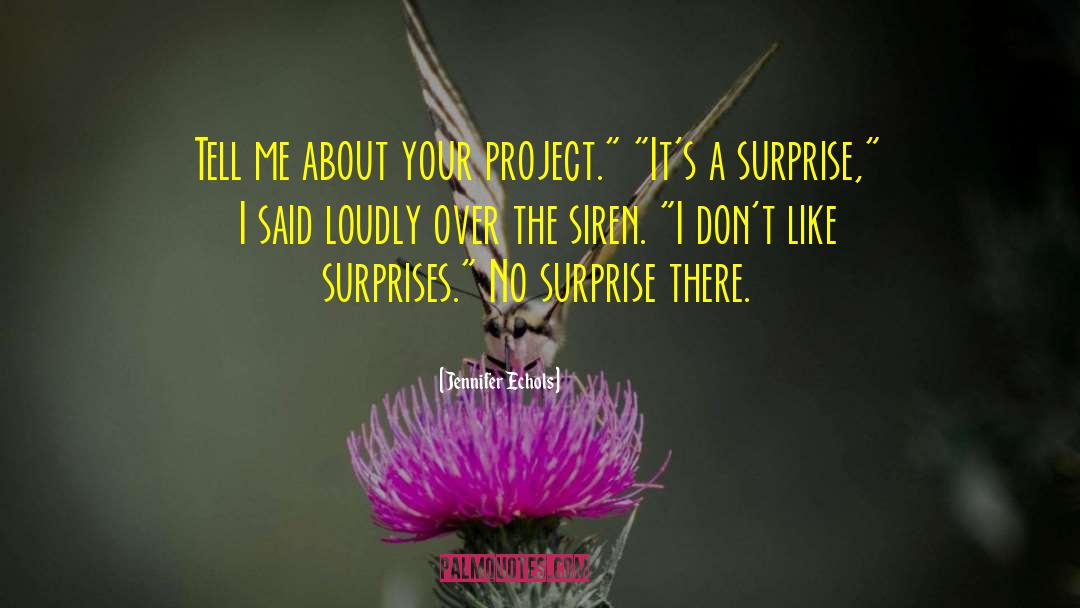 Sweet Surprise quotes by Jennifer Echols