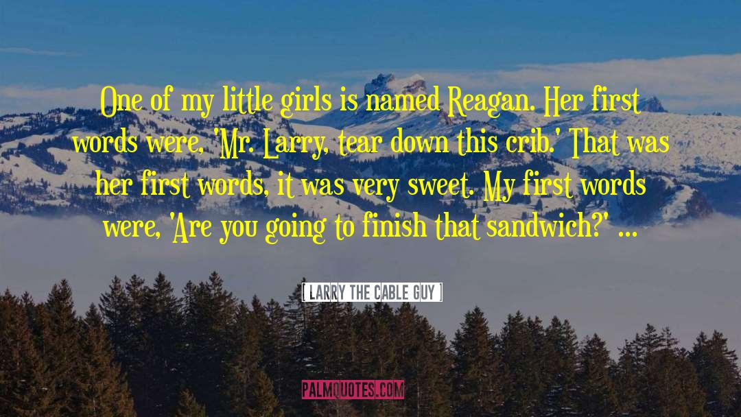 Sweet Words quotes by Larry The Cable Guy