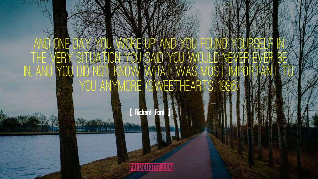 Sweethearts quotes by Richard Ford