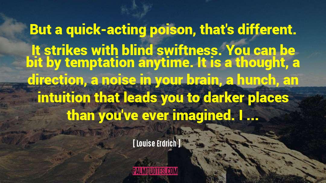 Swiftness quotes by Louise Erdrich