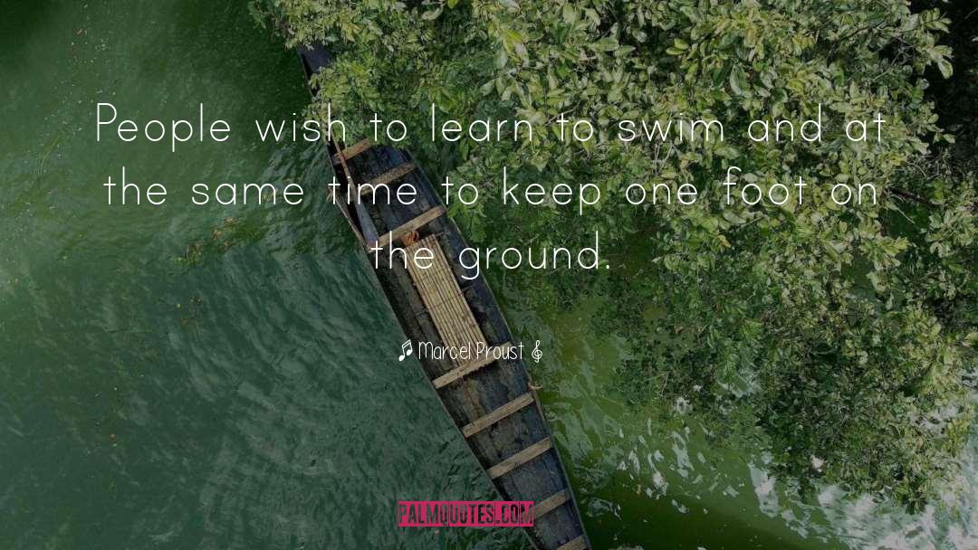 Swim quotes by Marcel Proust