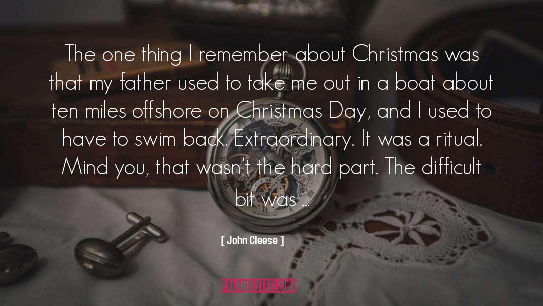 Swim quotes by John Cleese