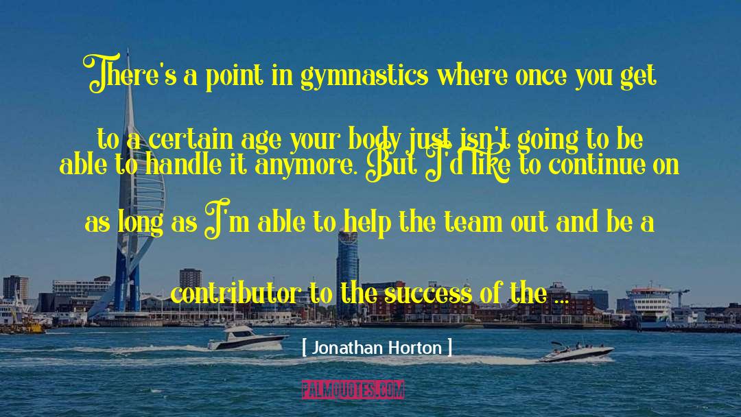 Swim Team quotes by Jonathan Horton