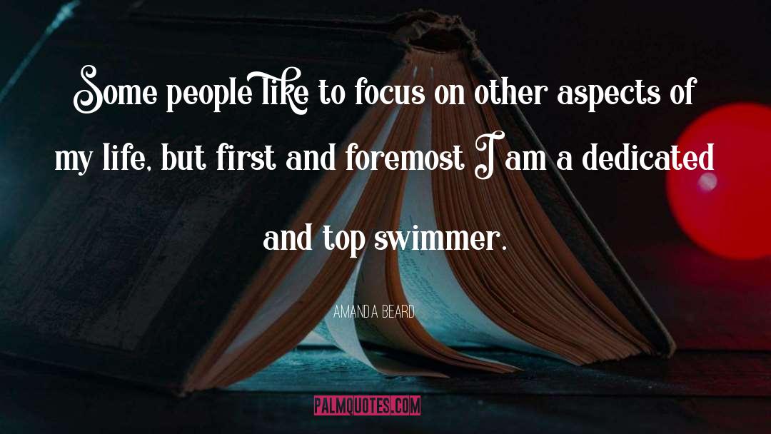 Swimmer quotes by Amanda Beard