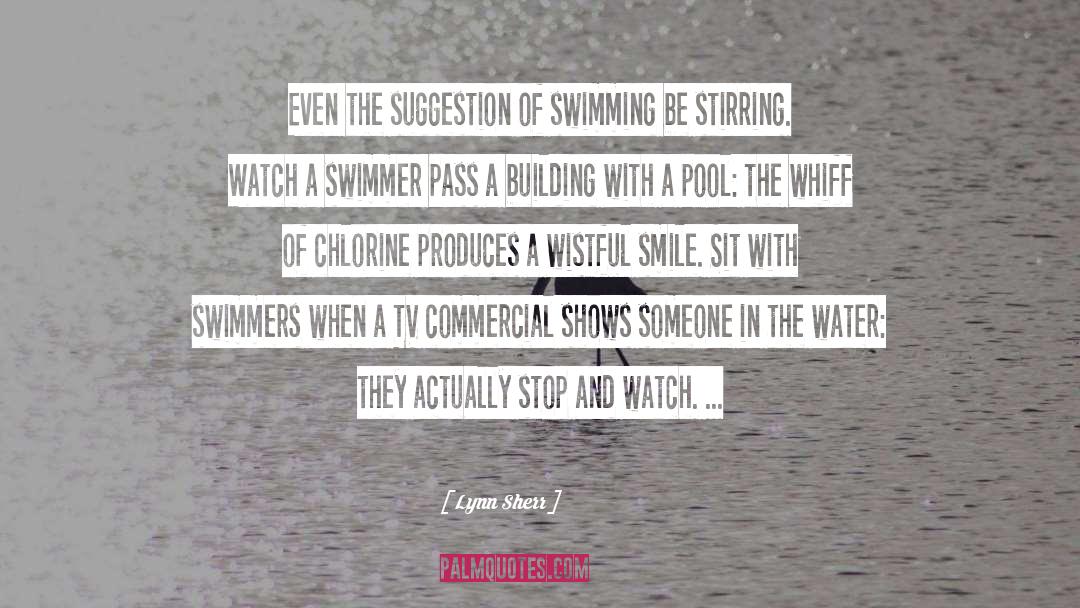 Swimmer quotes by Lynn Sherr