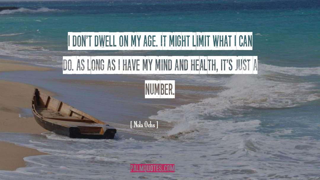 Swimming And Health quotes by Nola Ochs