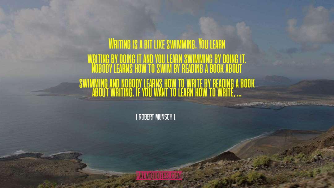 Swimming Olympic quotes by Robert Munsch