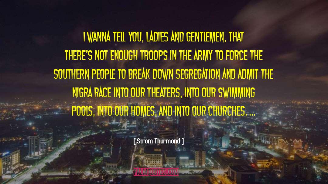 Swimming Pool quotes by Strom Thurmond