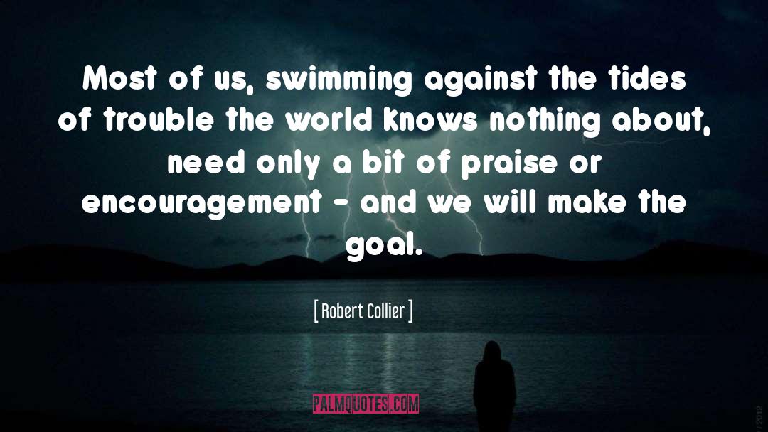 Swimming quotes by Robert Collier