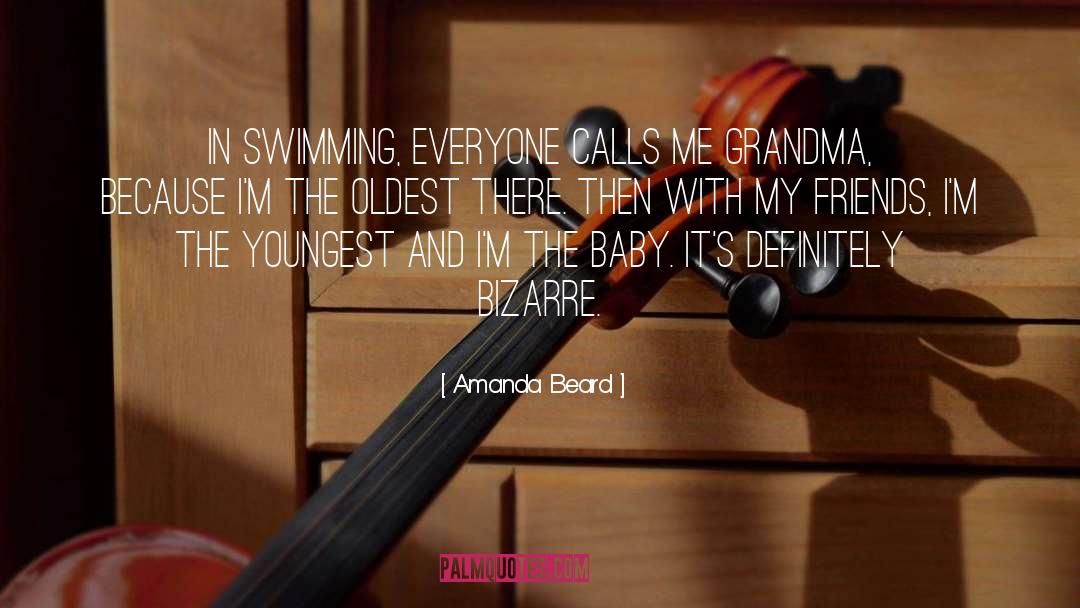 Swimming quotes by Amanda Beard