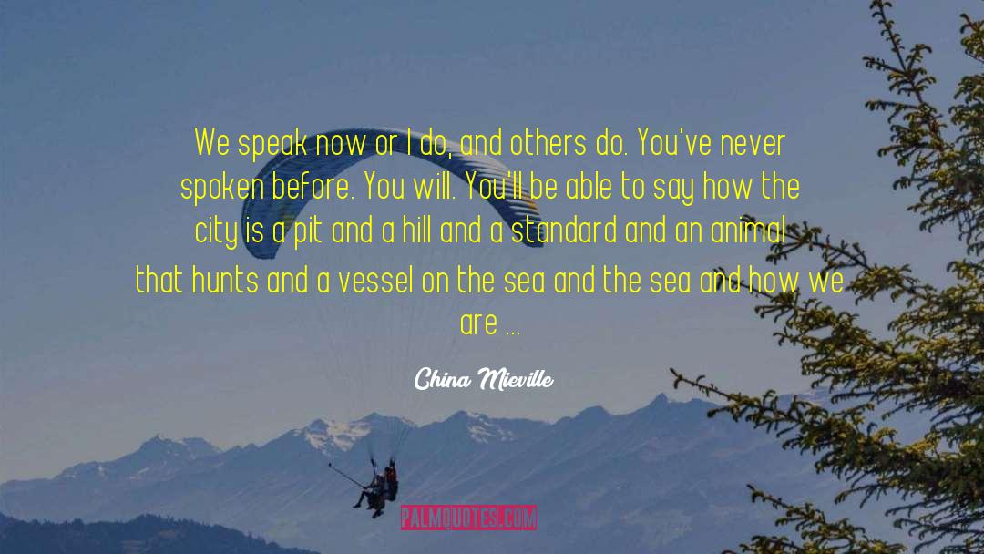 Swims quotes by China Mieville