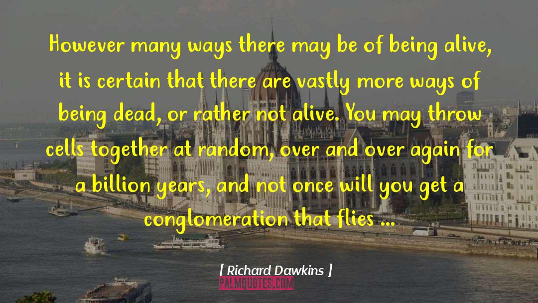 Swims quotes by Richard Dawkins