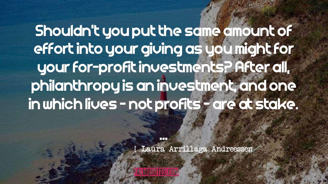 Swindling Profits quotes by Laura Arrillaga-Andreessen