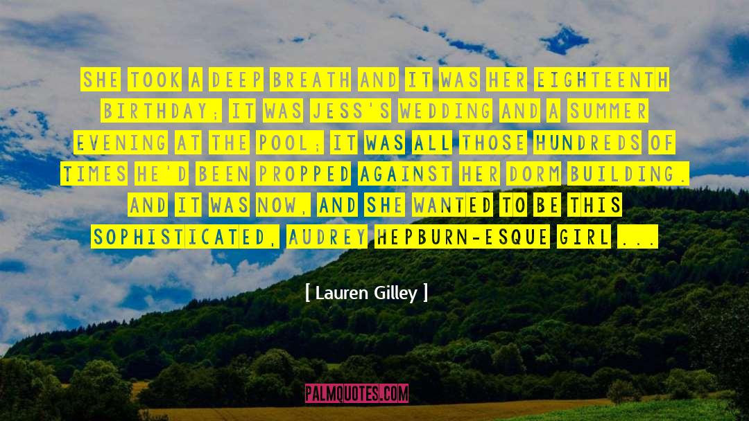 Swinging quotes by Lauren Gilley