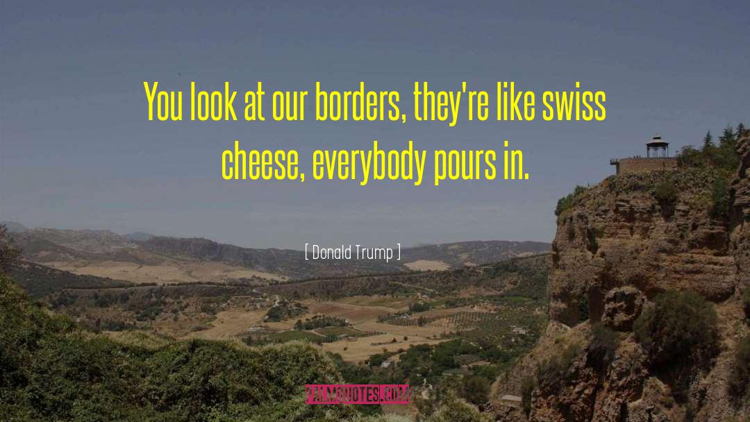 Swiss Cheese quotes by Donald Trump