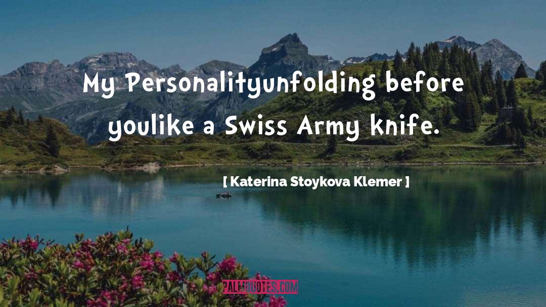 Swiss quotes by Katerina Stoykova Klemer