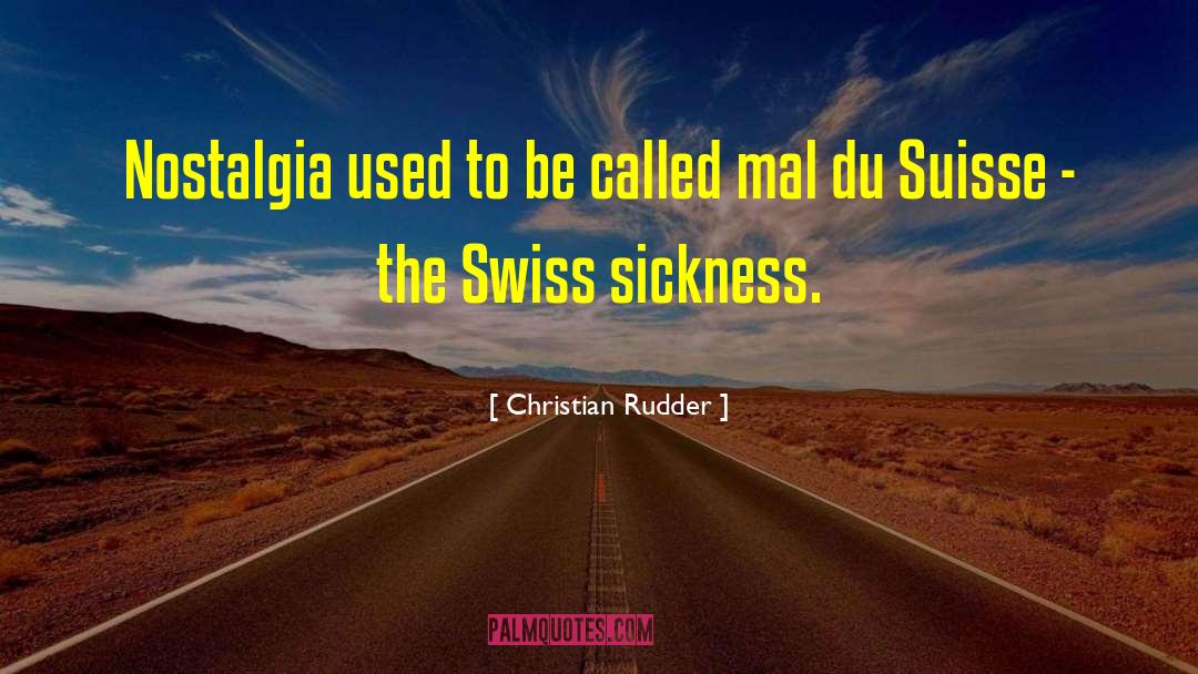 Swiss quotes by Christian Rudder