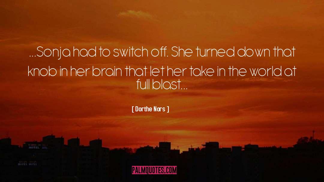 Switch quotes by Dorthe Nors