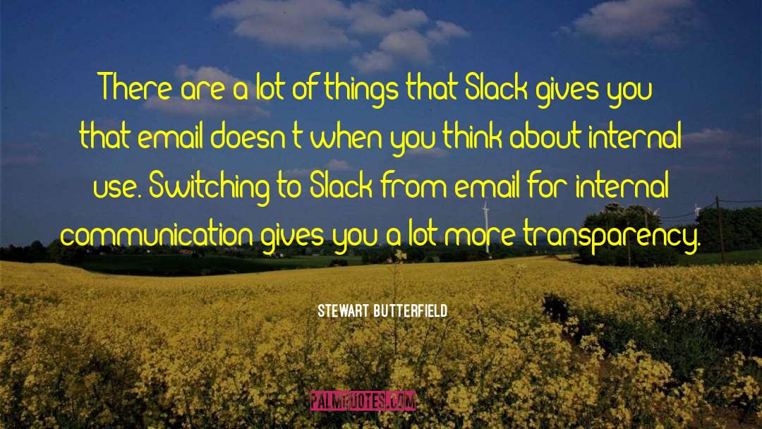 Switching quotes by Stewart Butterfield