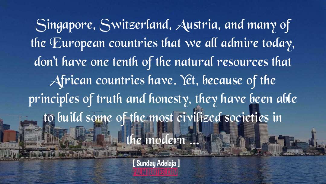 Switzerland quotes by Sunday Adelaja