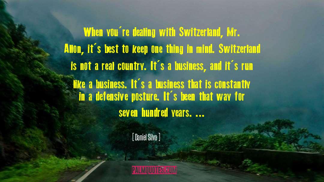 Switzerland quotes by Daniel Silva