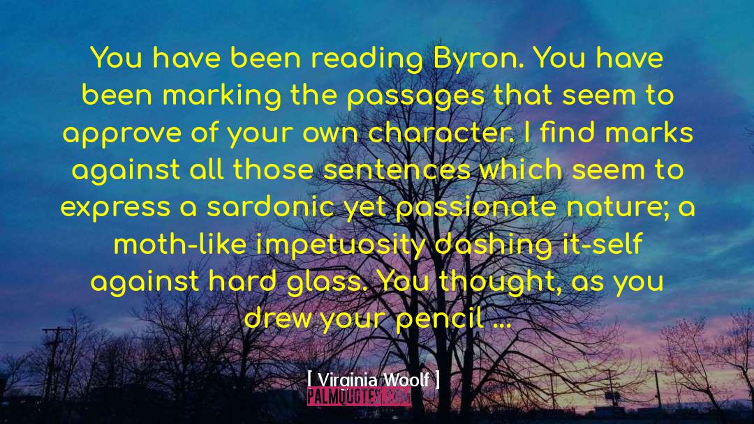 Swooning Over Sentences quotes by Virginia Woolf