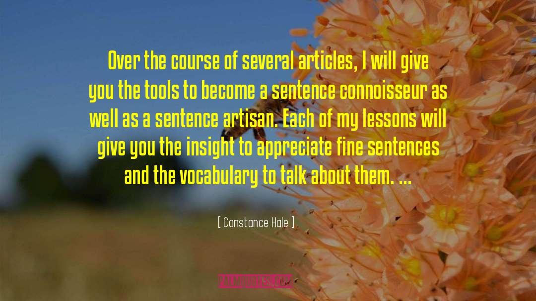 Swooning Over Sentences quotes by Constance Hale