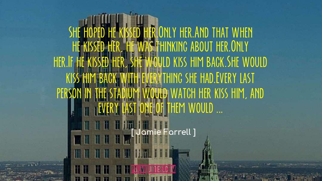 Swoonworthy Romance quotes by Jamie Farrell