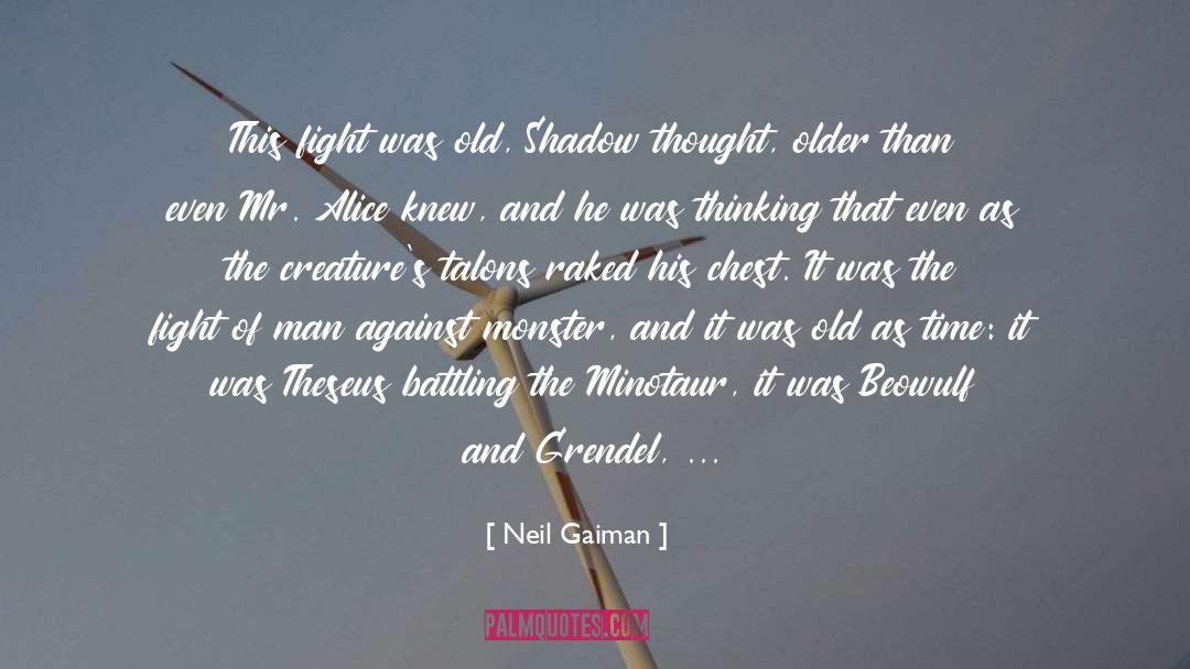 Sword Fight Lesson quotes by Neil Gaiman