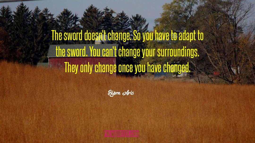 Swordsmanship quotes by Bjørn Aris