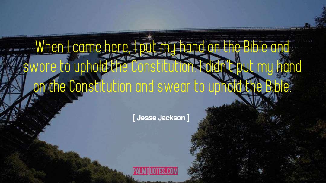 Swore quotes by Jesse Jackson