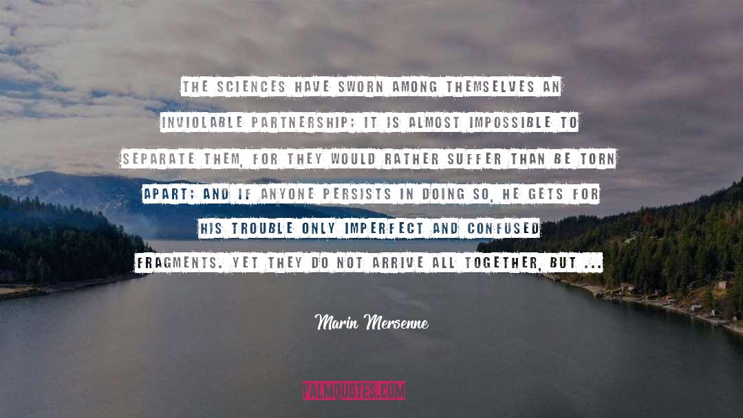 Sworn quotes by Marin Mersenne
