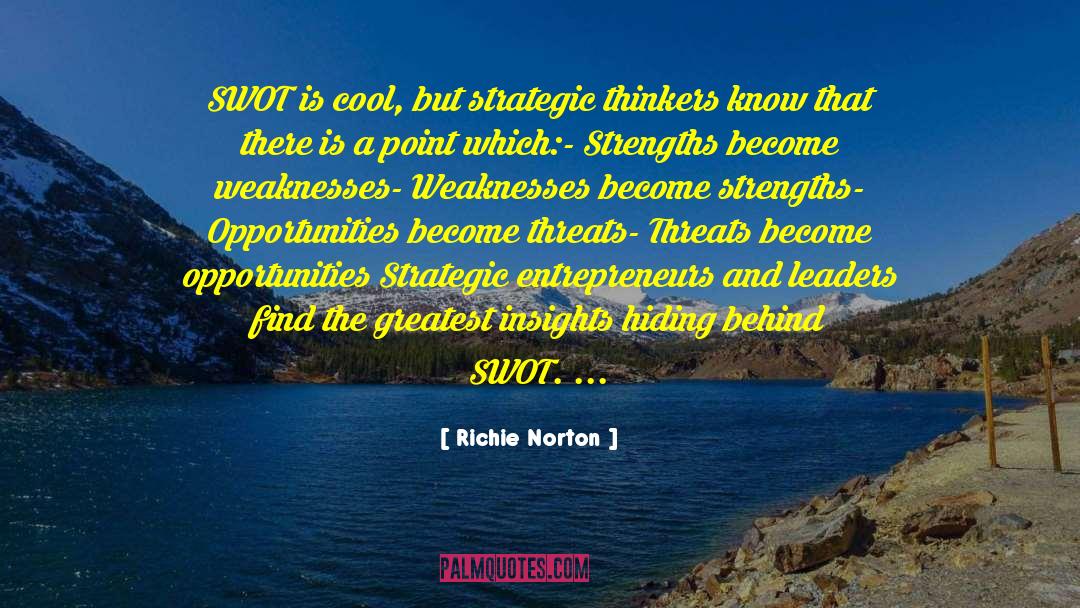 Swot Analysis quotes by Richie Norton