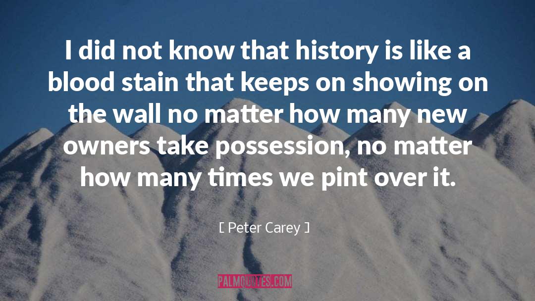 Sydney Aborigine quotes by Peter Carey