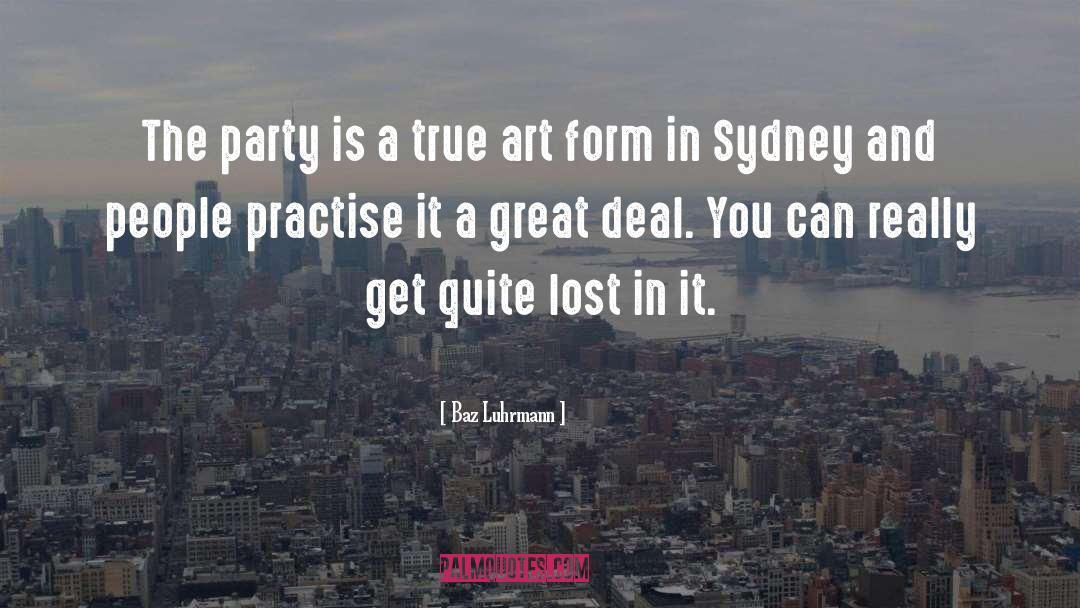 Sydney Aborigine quotes by Baz Luhrmann