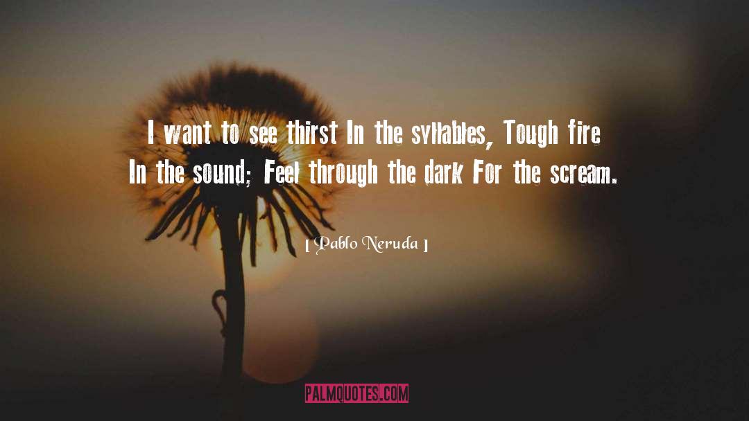 Syllables quotes by Pablo Neruda