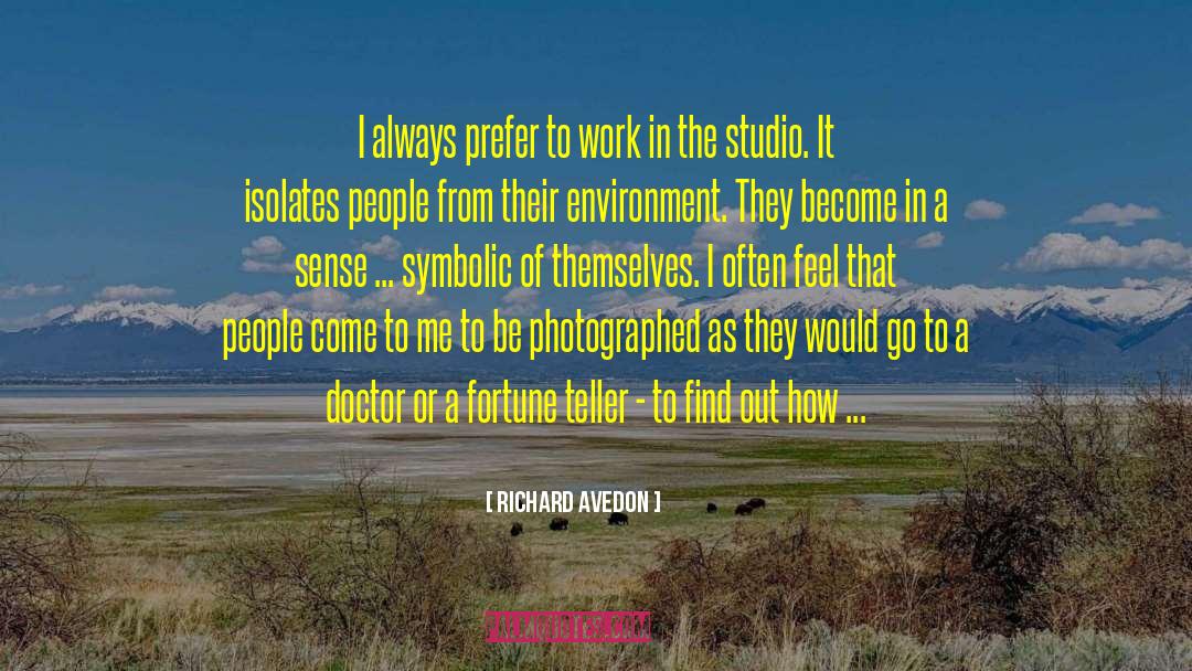 Symbolic quotes by Richard Avedon