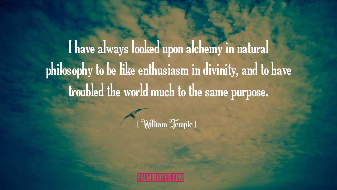 Symbolists Alchemy quotes by William Temple