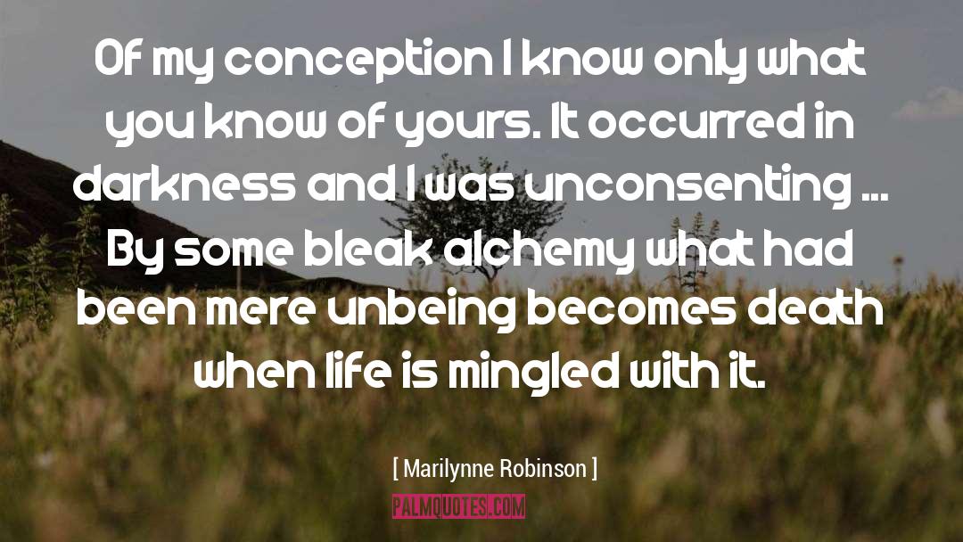 Symbolists Alchemy quotes by Marilynne Robinson