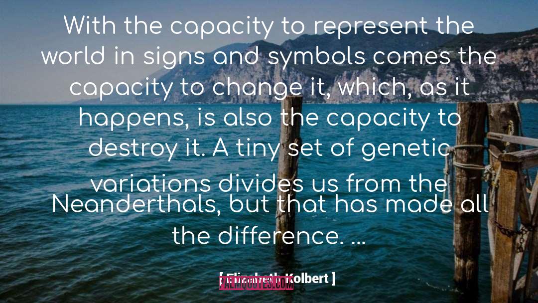 Symbols quotes by Elizabeth Kolbert
