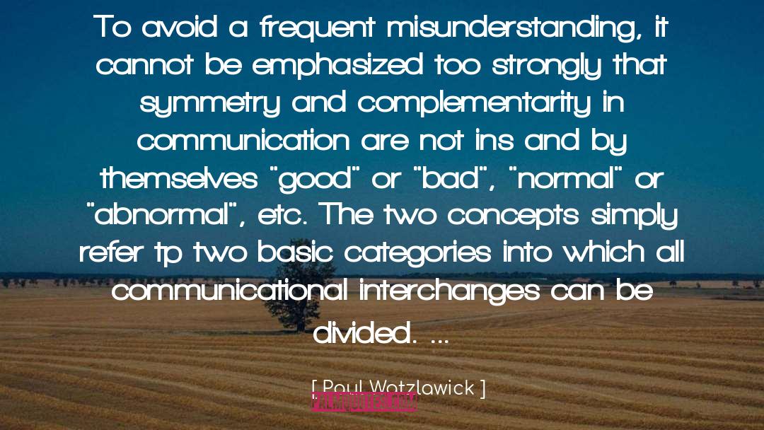 Symmetry quotes by Paul Watzlawick