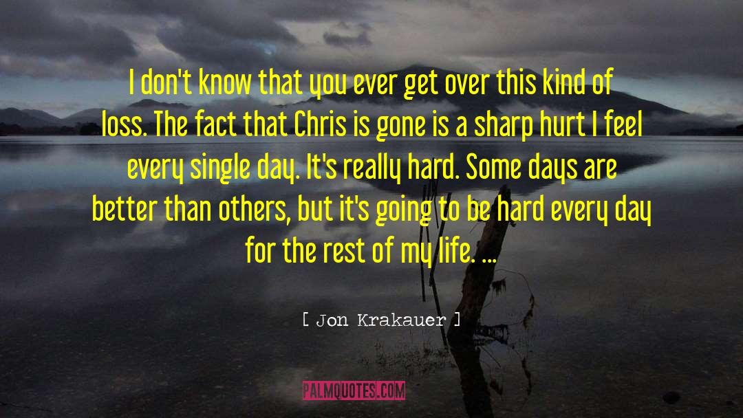 Sympathy For Loss quotes by Jon Krakauer