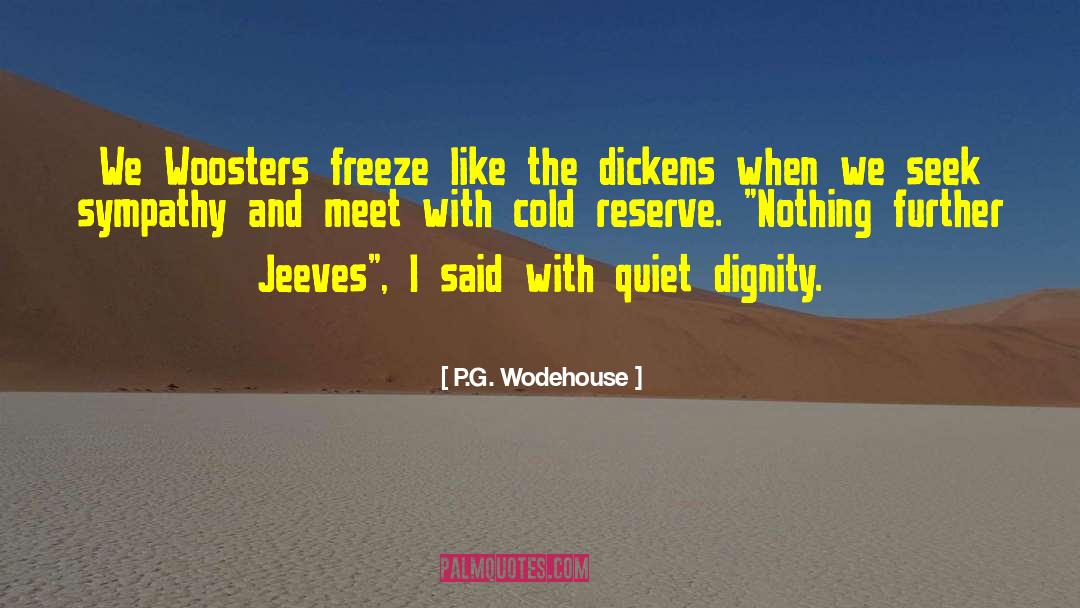 Sympathy Messages quotes by P.G. Wodehouse