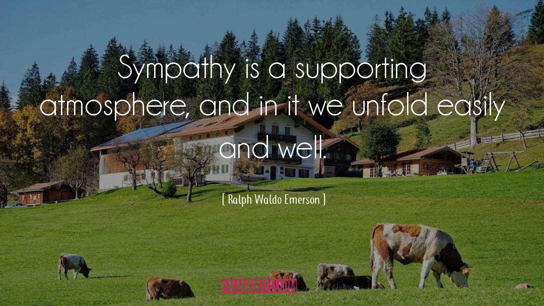 Sympathy quotes by Ralph Waldo Emerson