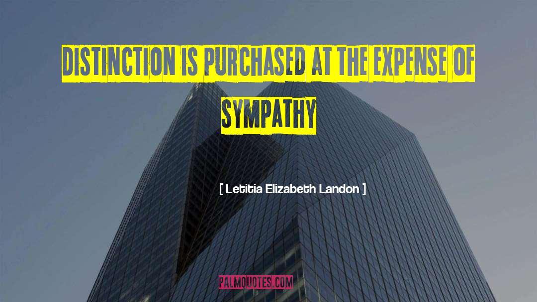 Sympathy Vs Empathy quotes by Letitia Elizabeth Landon