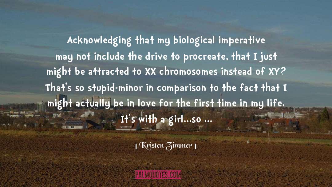 Synapsing Of Chromosomes quotes by Kristen Zimmer