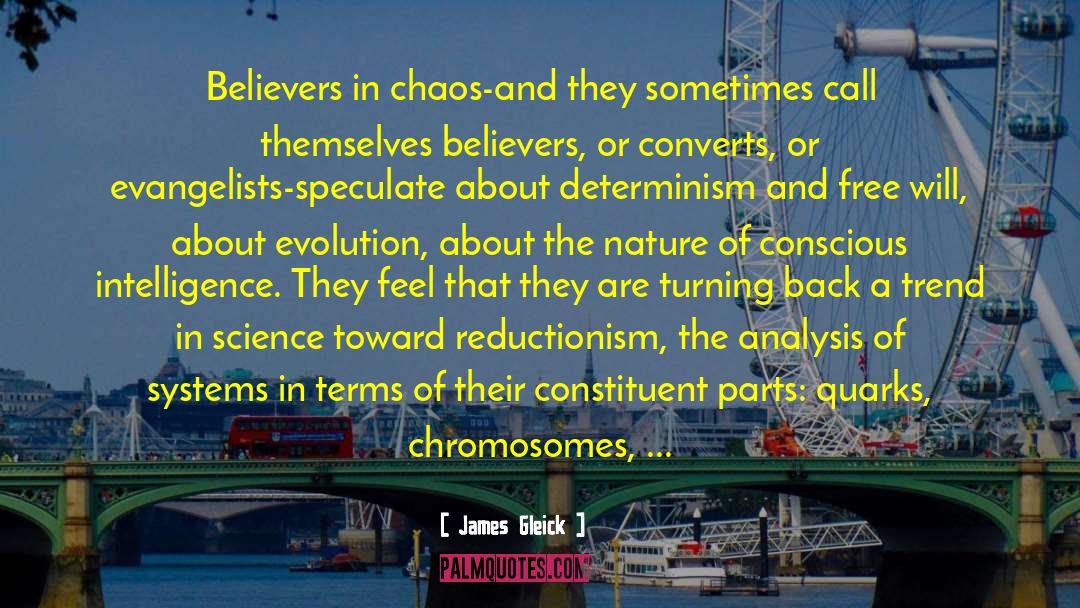 Synapsing Of Chromosomes quotes by James Gleick
