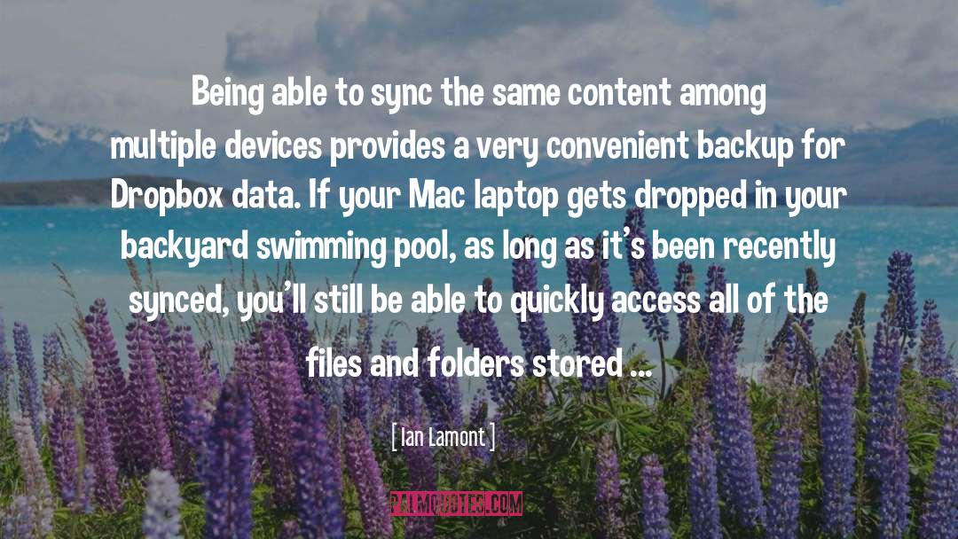 Sync quotes by Ian Lamont