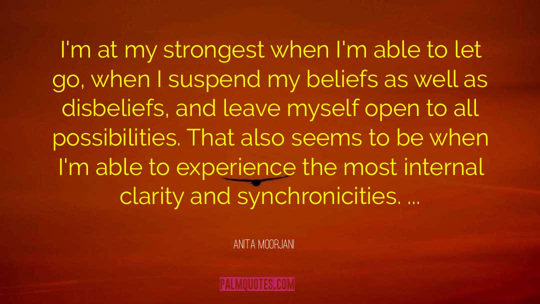 Synchronicity quotes by Anita Moorjani